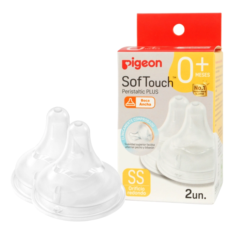 TETINA REPUESTO SOFTOUCH PIGEON SS (0+ MESES) 2 UNIDS - 1