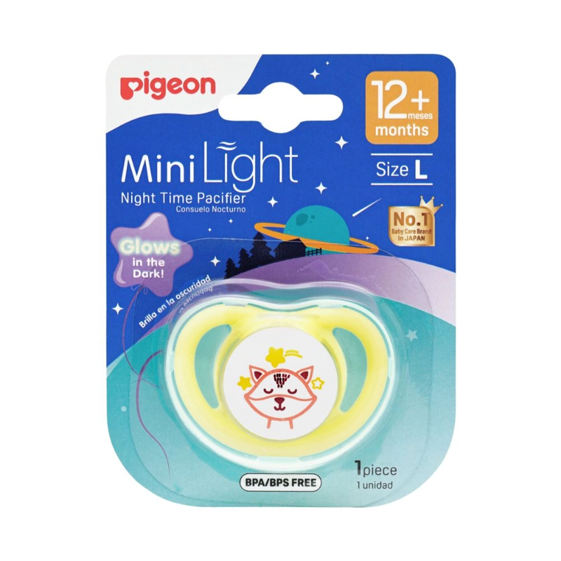 CHUPETE NOCTURNO MINI LIGHT 'TALLA L' (1PC) PIGEON - 1
