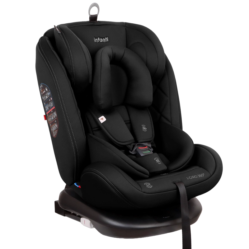 SILLA DE AUTO CONVERTIBLE I-GIRO 360° BLACK INFANTI - 1