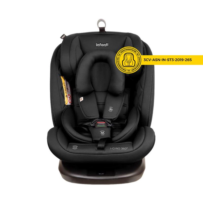 SILLA DE AUTO CONVERTIBLE I-GIRO 360° BLACK INFANTI - 2