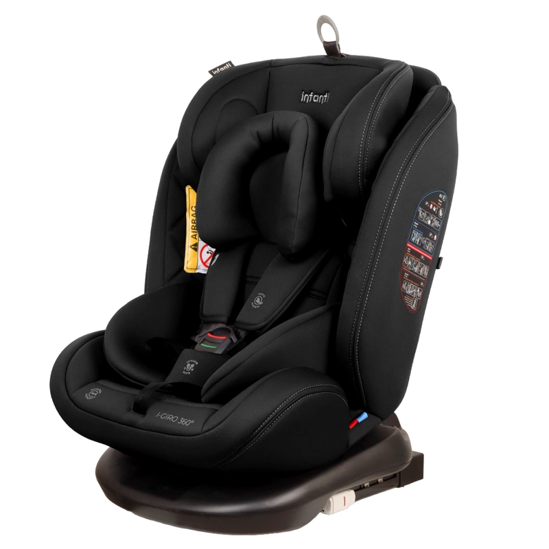 SILLA DE AUTO CONVERTIBLE I-GIRO 360° BLACK INFANTI - 3