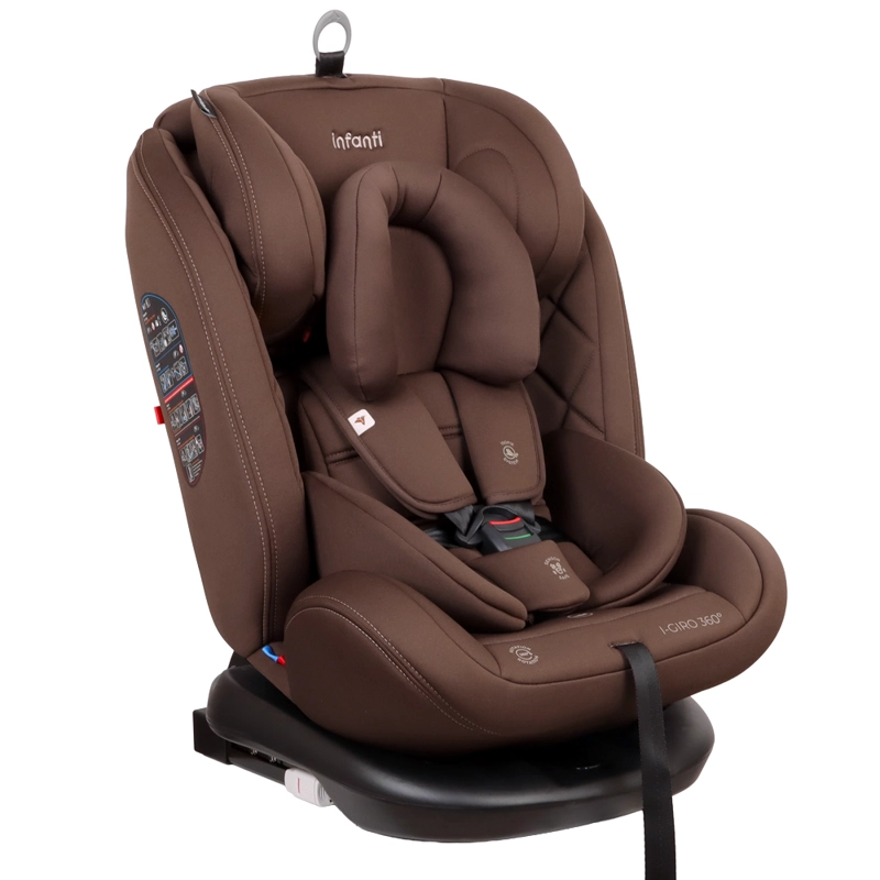 SILLA DE AUTO CONVERTIBLE I-GIRO 360° BROWN INFANTI - 1