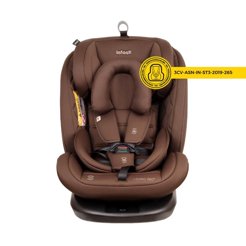 SILLA DE AUTO CONVERTIBLE I-GIRO 360° BROWN INFANTI - 2