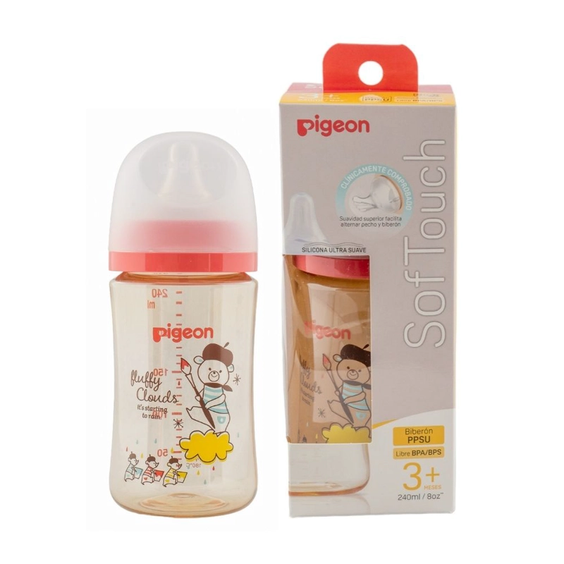 MAMADERA SOFTOUCH PPSU 240ML PIGEON - OSOS - 2