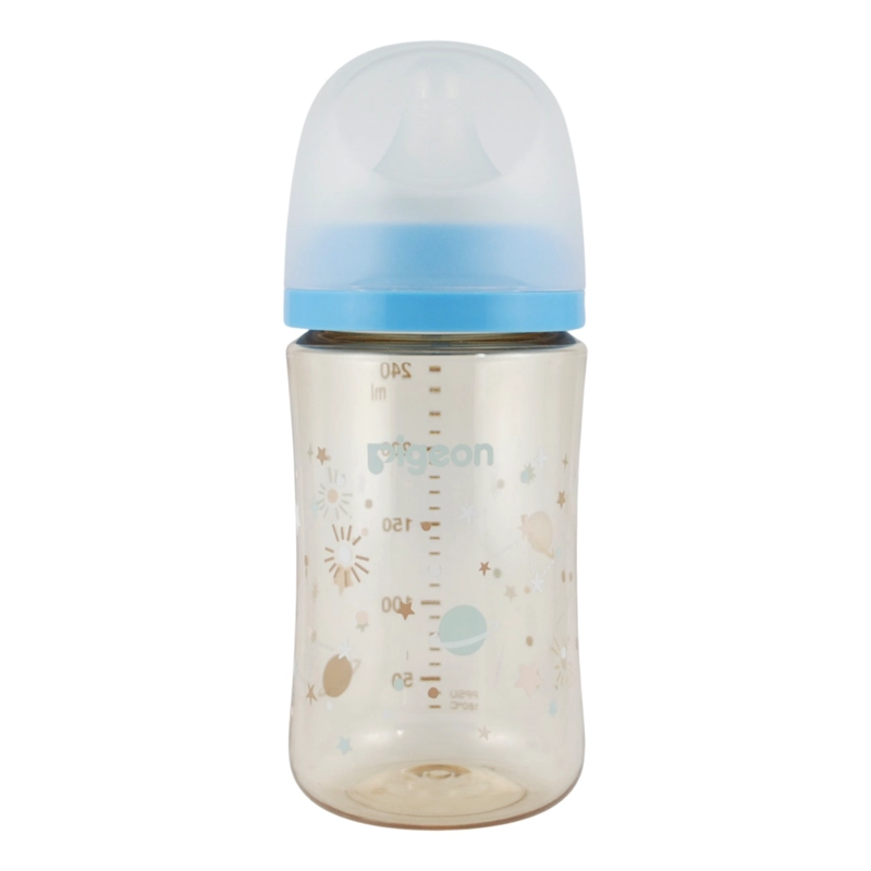 MAMADERA SOFTOUCH PPSU 240ML PIGEON - PLANETAS - 1