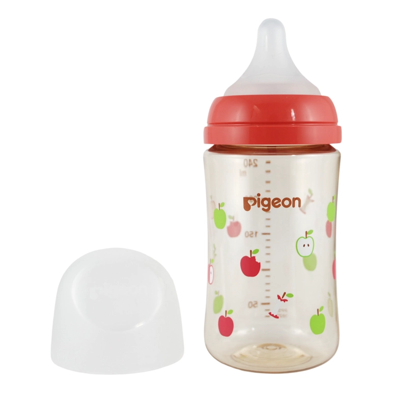 MAMADERA SOFTOUCH PPSU 240ML PIGEON - MANZANAS - 2