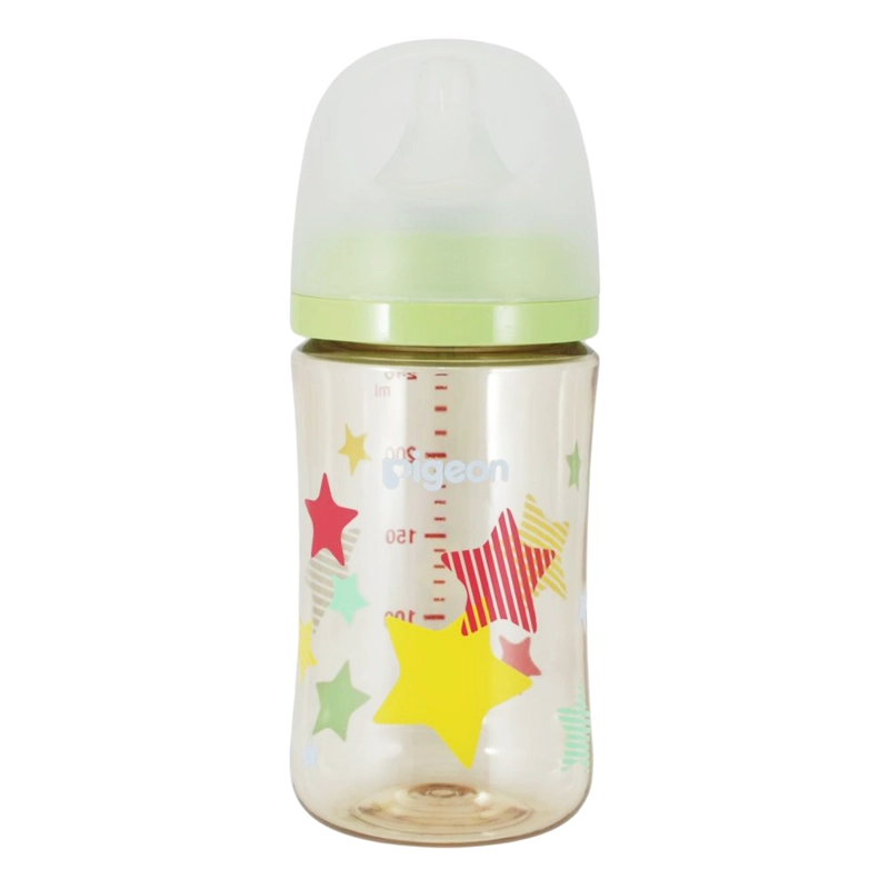 MAMADERA SOFTOUCH PPSU 240ML PIGEON - ESTRELLAS - 1
