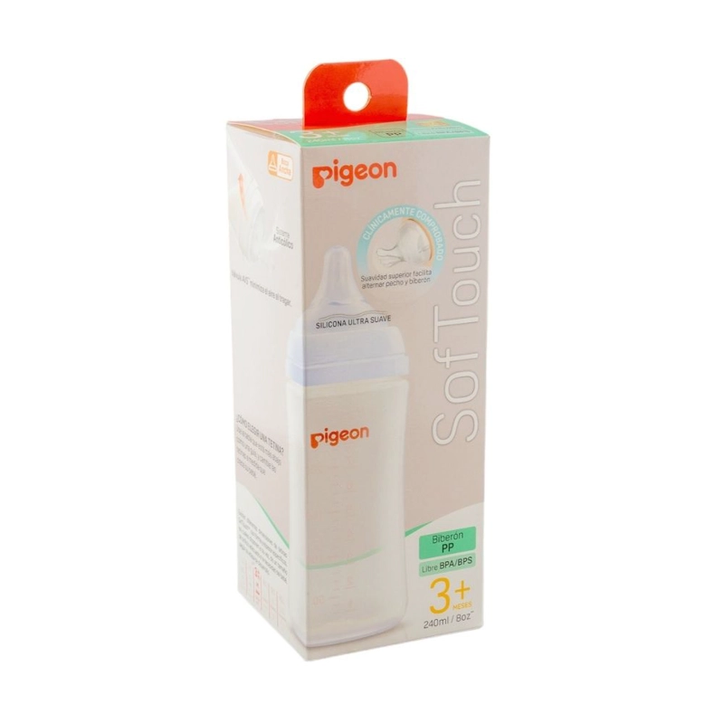 MAMADERA SOFTOUCH PP 240ML PIGEON - 4