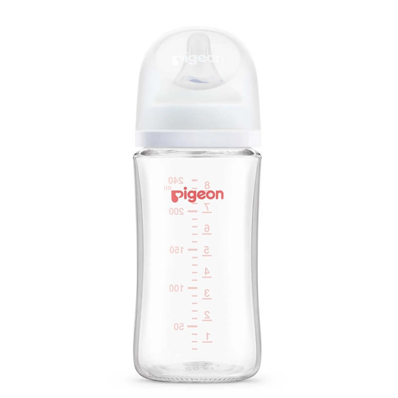 MAMADERA SOFTOUCH VIDRIO 240ML PIGEON - 1