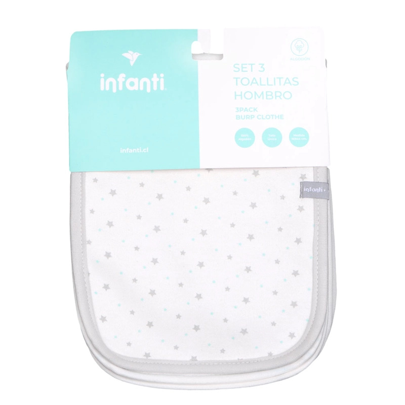 SET 3 PACK TOALLITAS HOMBRO INFANTI - 1