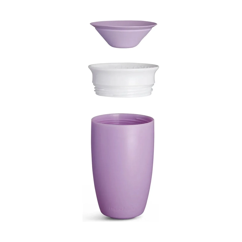VASO ANTIDERRAME MIRACLE 360 SIPPY 296ML - MORADO - 3