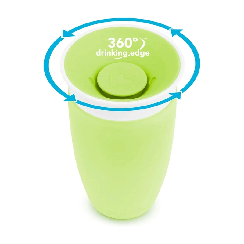 VASO ANTIDERRAME MIRACLE 360 SIPPY 296ML - VERDE MUNCHKIN - 2