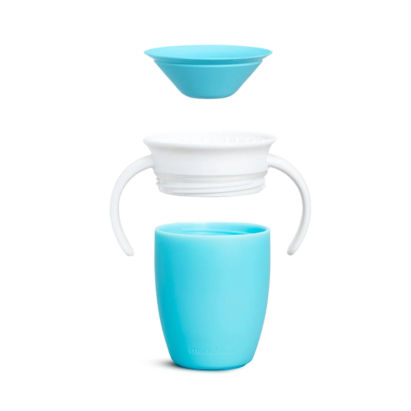 VASO ANTIDERRAME MIRACLE 360° CON ASAS 207ML - CELESTE MUNCHKIN - 3