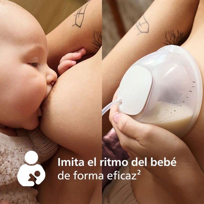 EXTRACTOR DE LECHE ELE CTRICO DOBLE MANOS LIBRES PHILIPS AVENT - 2