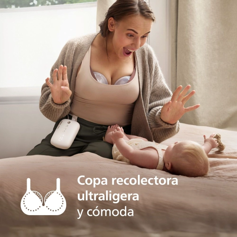 EXTRACTOR DE LECHE ELE CTRICO DOBLE MANOS LIBRES PHILIPS AVENT - 5
