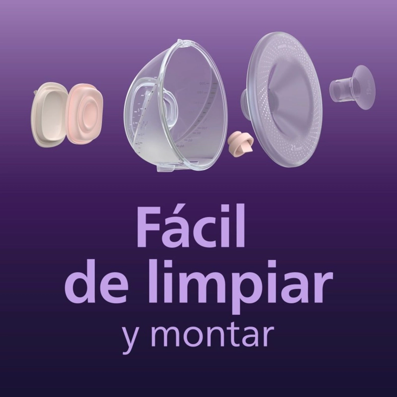 EXTRACTOR DE LECHE ELE CTRICO DOBLE MANOS LIBRES PHILIPS AVENT - 7