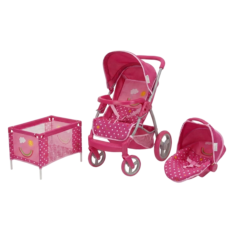 SET DE COCHE DE MUÑECAS 3 EN 1 INFANTI - 1
