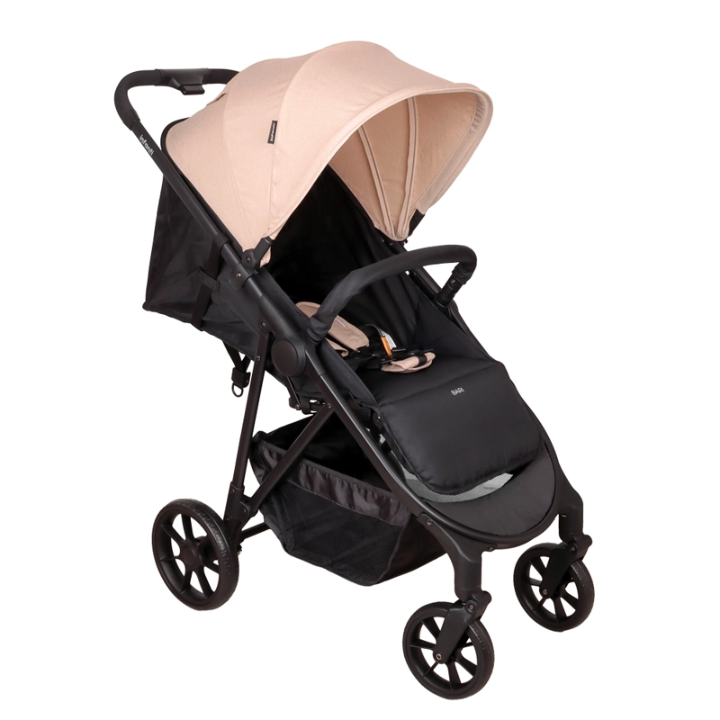 COCHE TRAVEL SYSTEM BARI BEIGE MELANGE INFANTI - 3