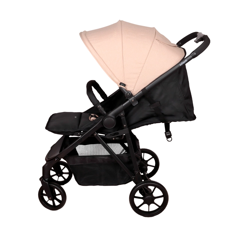 COCHE TRAVEL SYSTEM BARI BEIGE MELANGE INFANTI - 6