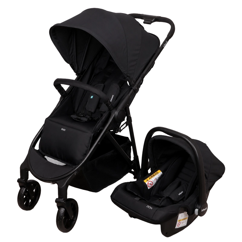 COCHE TRAVEL SYSTEM BARI BLACK INFANTI - 1