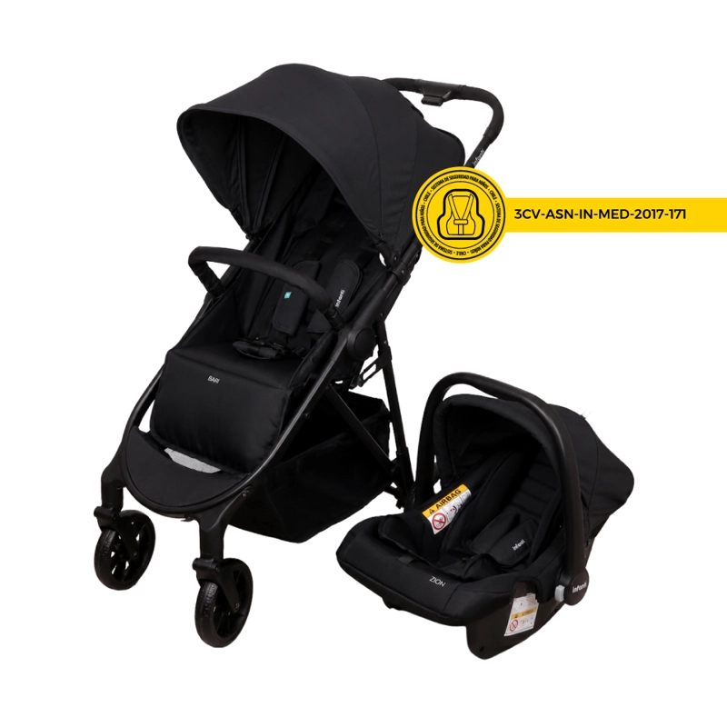 COCHE TRAVEL SYSTEM BARI BLACK INFANTI - 2