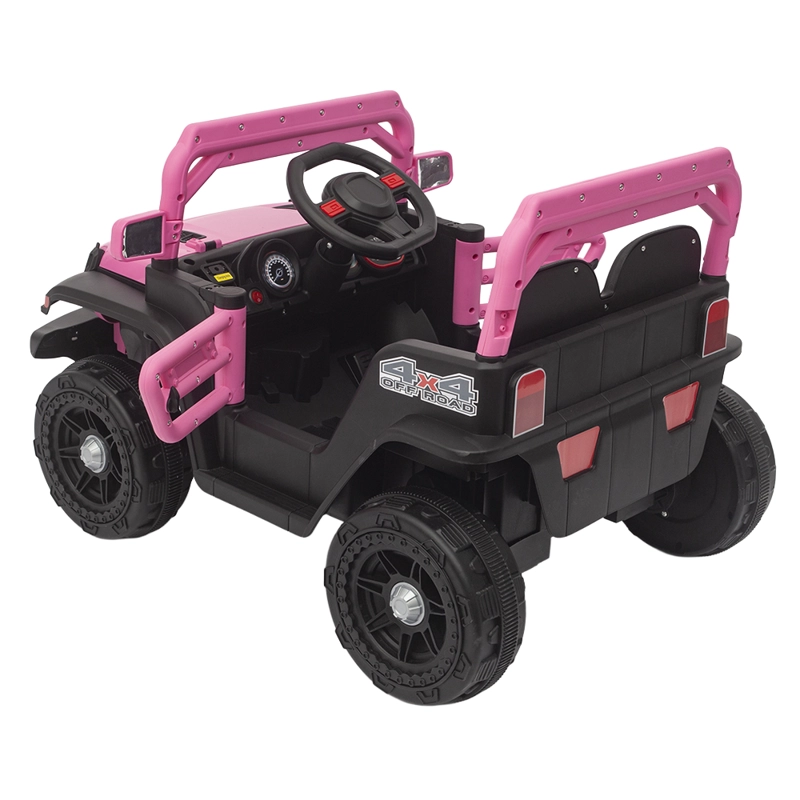 AUTO ELE CTRICO 4X4 ROSADO 12V INFANTI - 6
