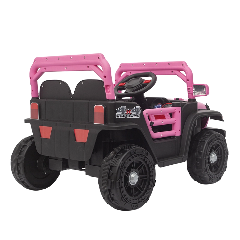 AUTO ELE CTRICO 4X4 ROSADO 12V INFANTI - 7