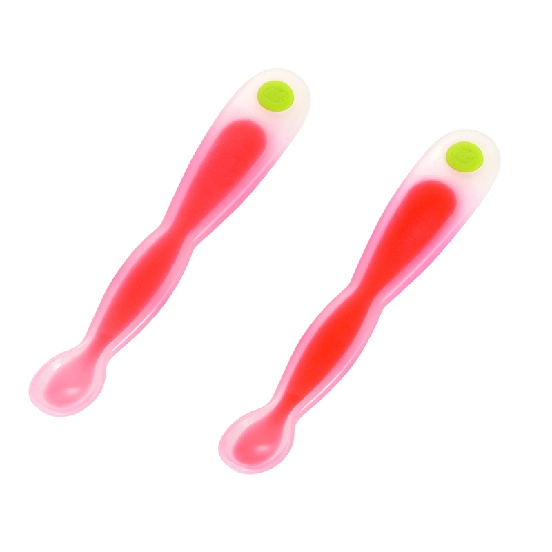 PACK 2 CUCHARAS TERMOSENSIBLES - ROJAS BEBE CONFORT - 1
