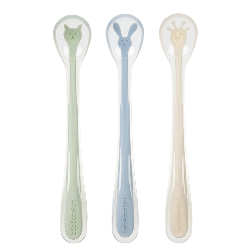 PACK 3 CUCHARAS DE SILICONA BEBE CONFORT - 1