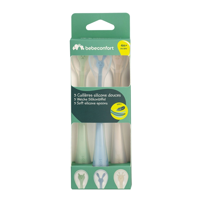 PACK 3 CUCHARAS DE SILICONA BEBE CONFORT - 2