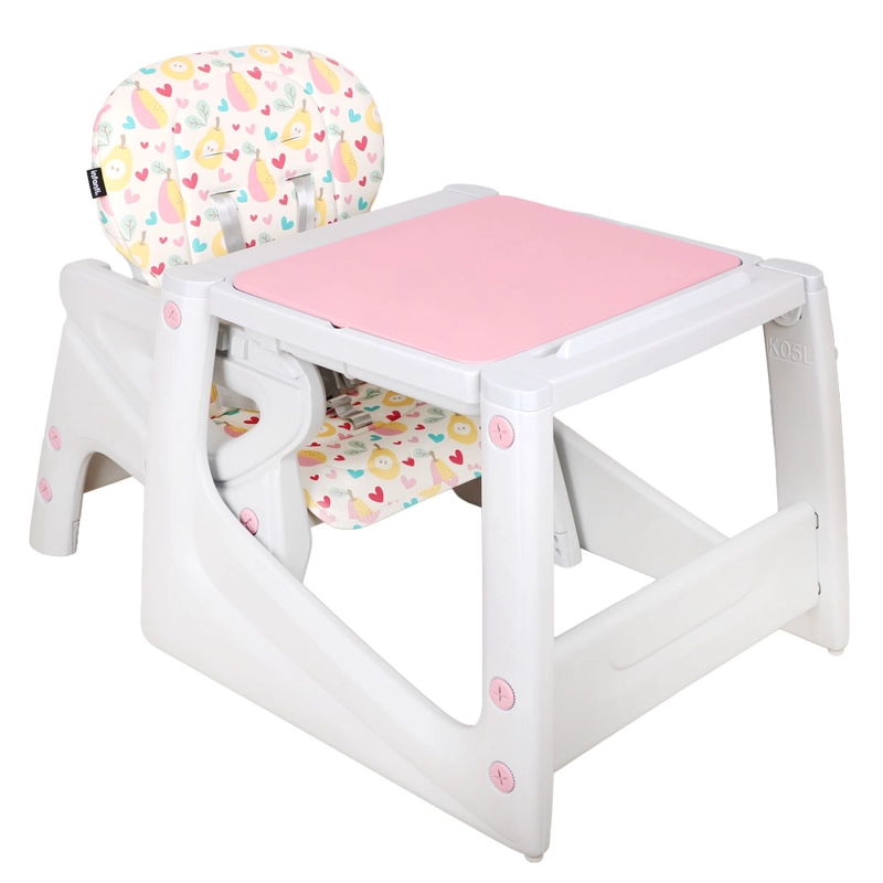 SILLA COMER ALTA SIT-UP PLUS ROSADO INFANTI - 6