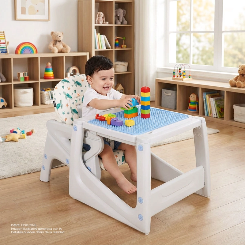 SILLA COMER ALTA SIT-UP PLUS AZUL INFANTI - 8