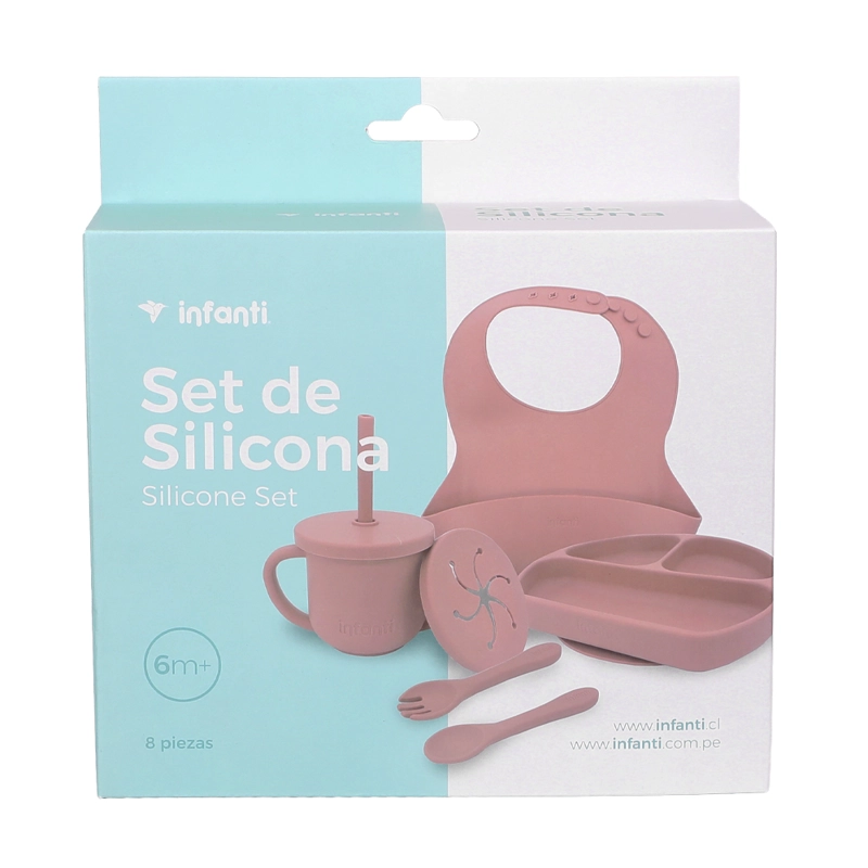 SET ALIMENTACION DE SILICONA TERRACOTA INFANTI - 6