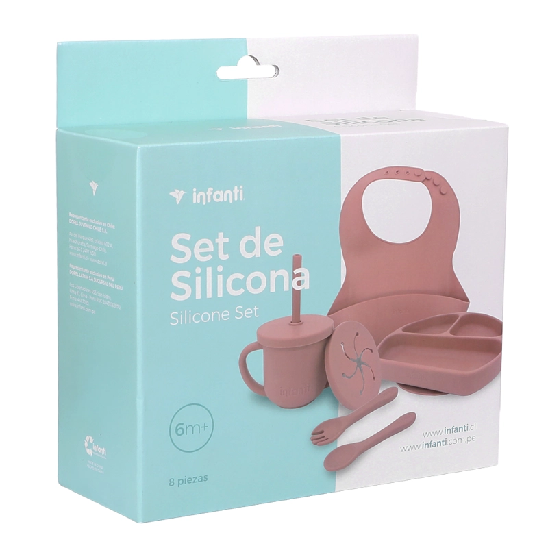 SET ALIMENTACION DE SILICONA TERRACOTA INFANTI - 7