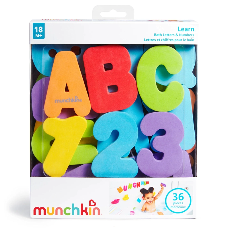 LETRAS Y NUMEROS PARA EL BAÑO LEARN MUNCHKIN - 1