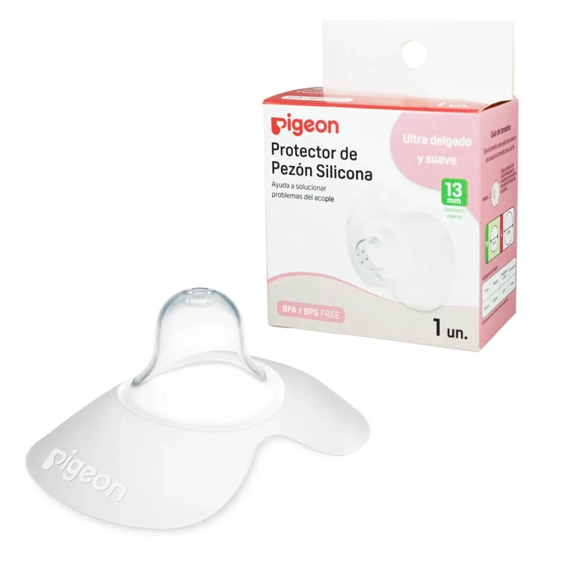 PROTECTOR DE PEZON SILICONA TALLA L PIGEON - 1