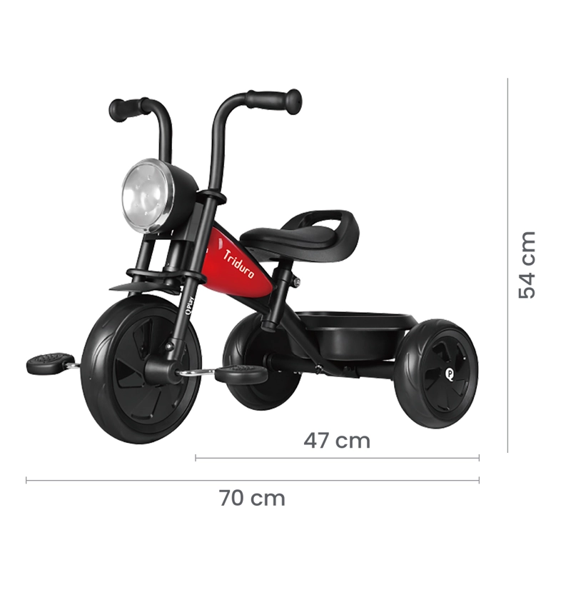 TRICICLO TRIDURO ROJO QPLAY - 5