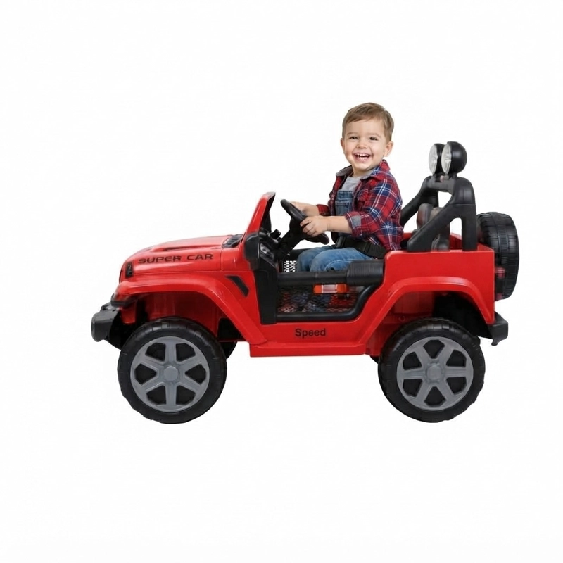 JEEP A BATERIA 12V ROJO INFANTI - 4