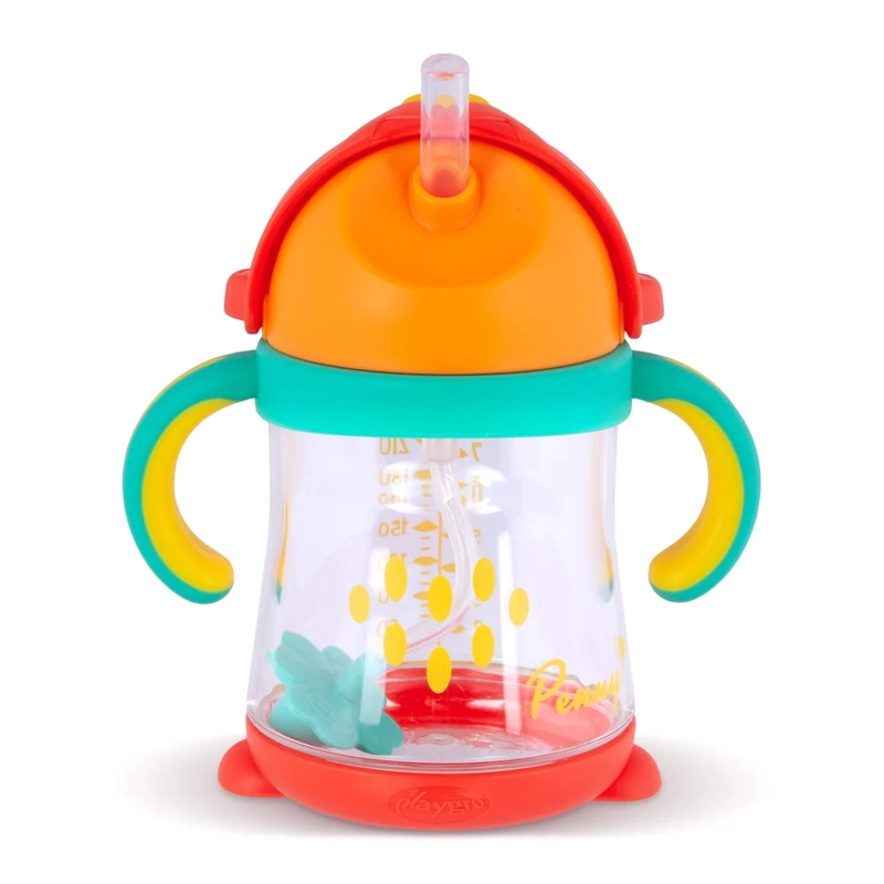 VASO CON BOMBILLA WEIGHTED PENNY 6M+ PLAYGRO - 4