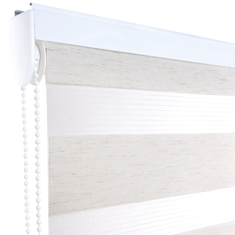 CORTINA DUO 120 X 220 CM CRUDO - 1
