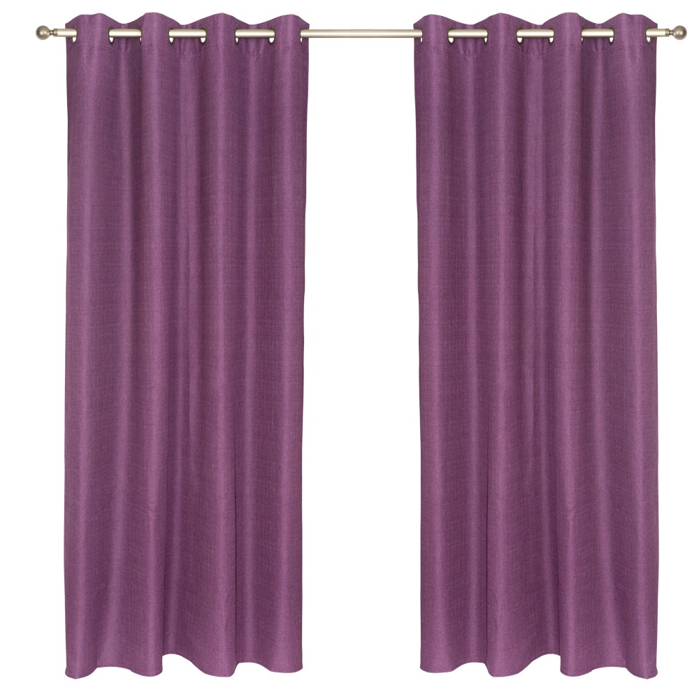 SET BLACKOUT 2P TERMICO TEXTURA 140X220 MORADO - 1
