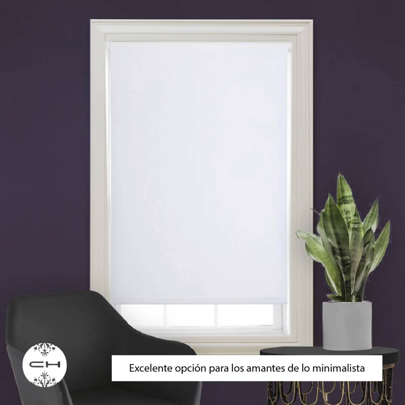 CORTINA ROLLER BLACKOUT 150 X 165 CM MARFIL - 2