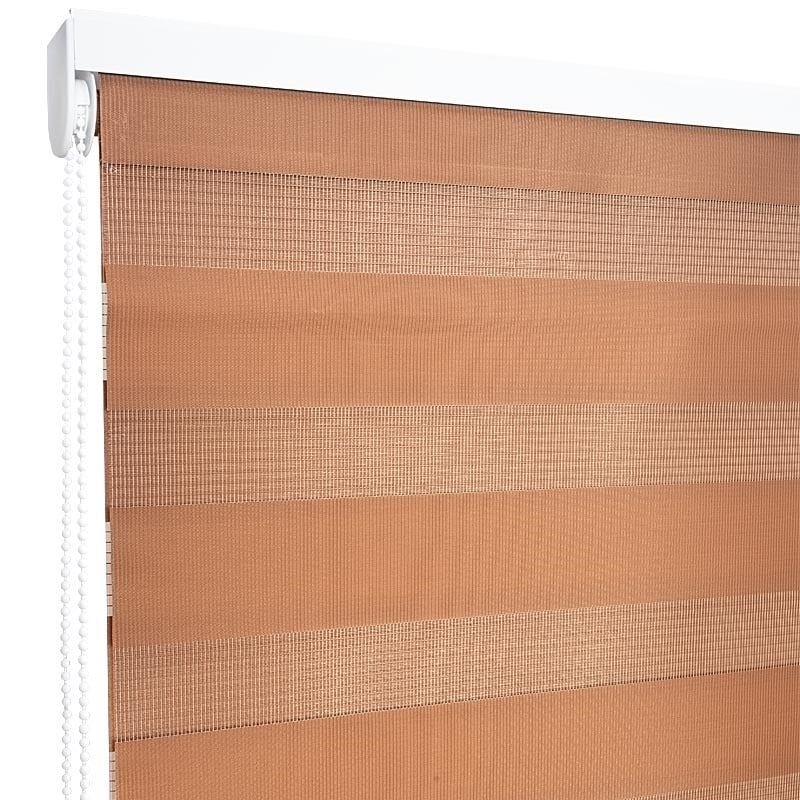 CORTINA DUO 150 X 165 CM CHOCOLATE - 1