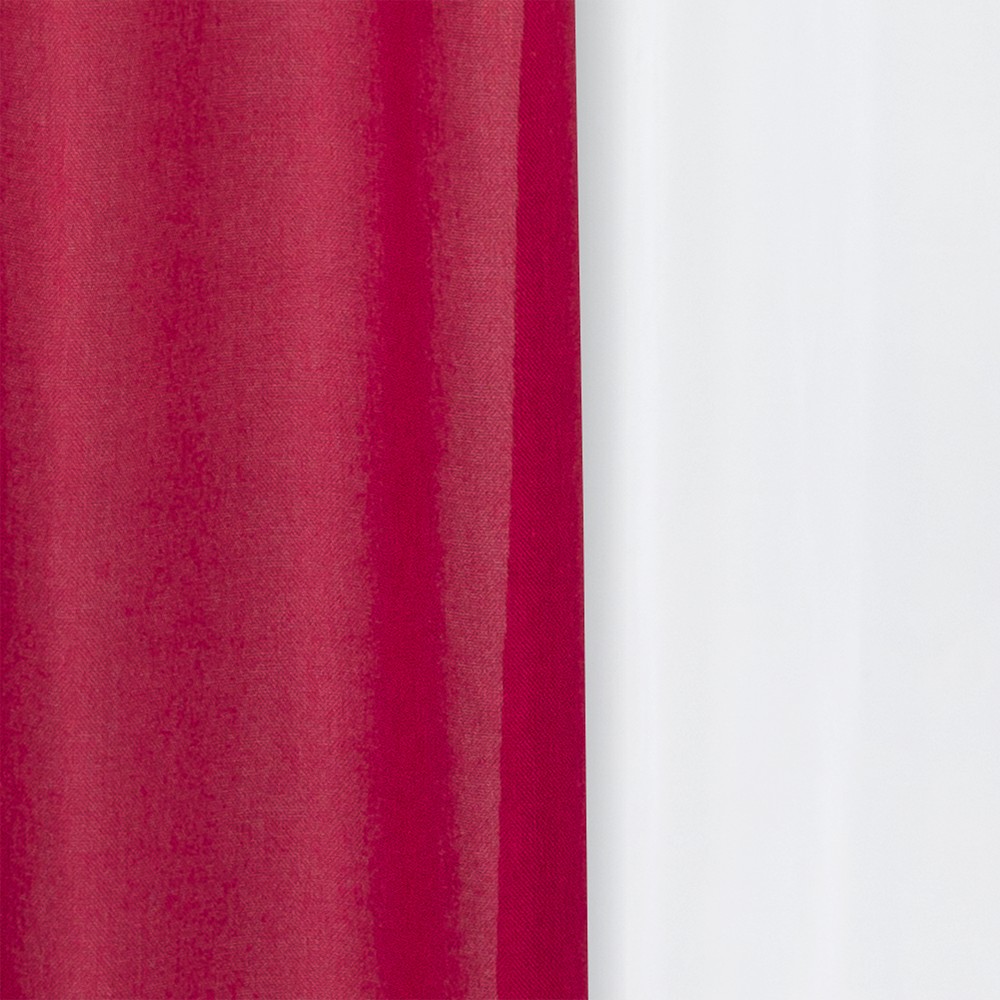 SET CORTINAS 6 PIEZAS CORCOVADO CON ARGOLLAS 140X220 CM - ROJO | CHANTILLY - 3