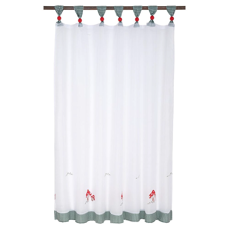 CORTINA VELO COCINA JX 120X135 CM HONGO - 2