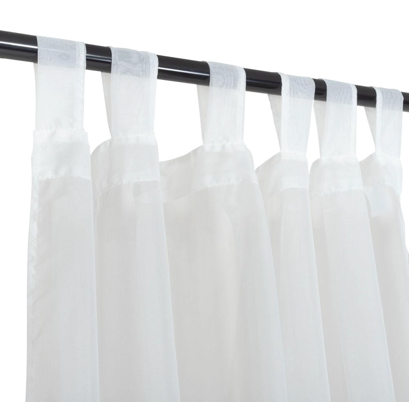 SET CORTINA VELO LISO PRESILLA 145X230 CM - MARFIL