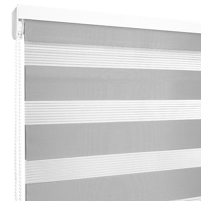 CORTINA DUO 200X220 CM GRIS - 1