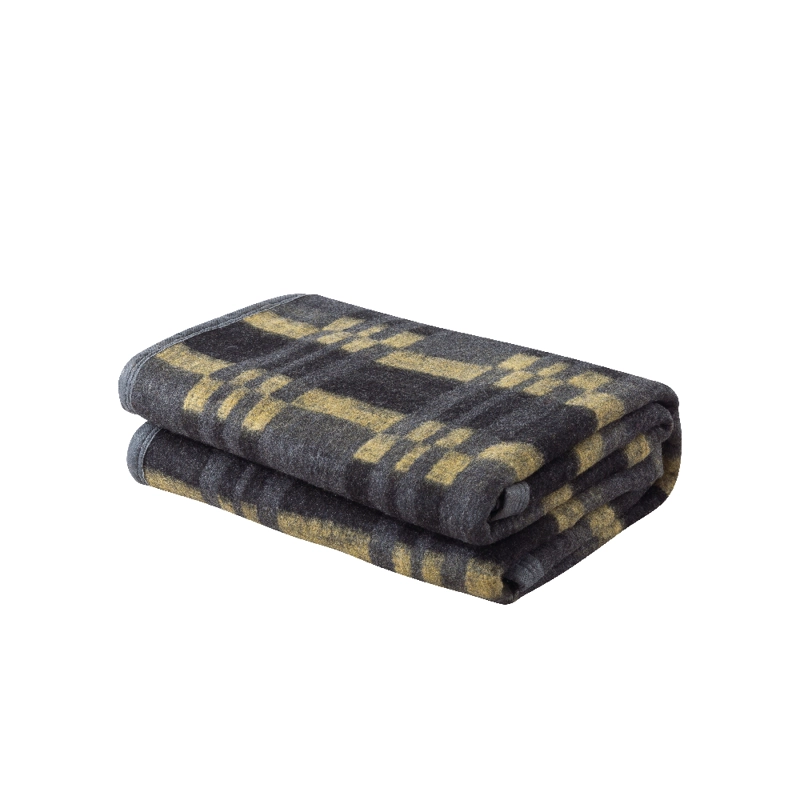 FRAZADA CHANTILLY TERMICA JACQUARD 2 PLAZAS 200 X 200 CM AMARILLO - 1