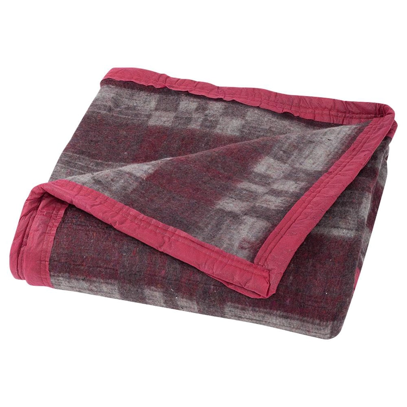 FRAZADA CHANTILLY TERMICA JACQUARD 1.5 PLAZAS 200 X 150 CM BURDEO - 3