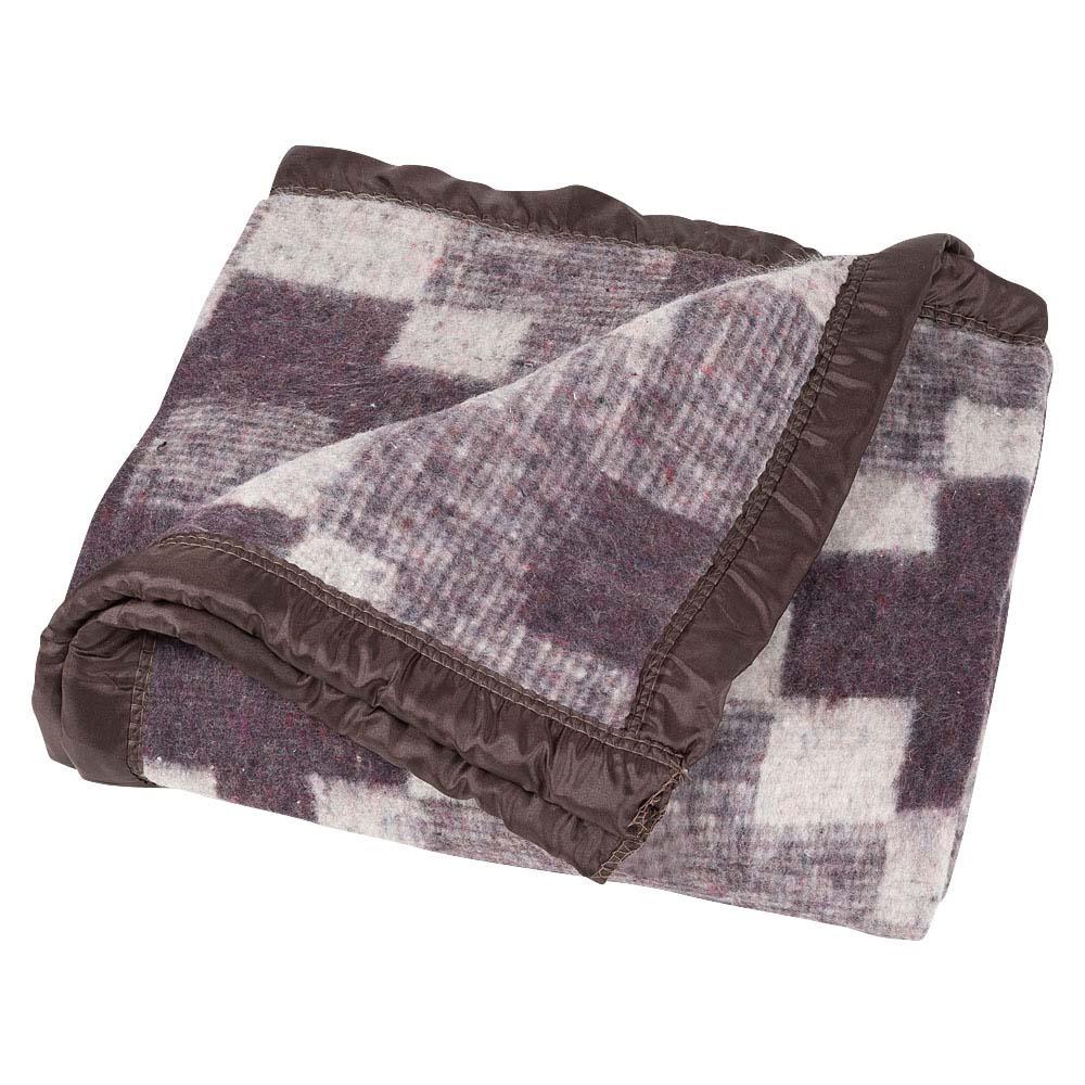 FRAZADA CHANTILLY TERMICA BORDE SATINADO 2 PLAZAS 200 X 200 CM CAFE - 2